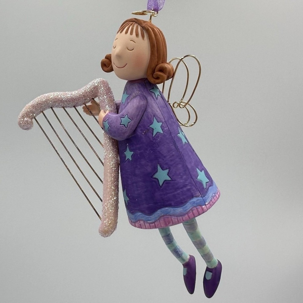 Vintage 2002 Hallmark Keepsake A Joyful Noise Musical Angel Ornament Christmas